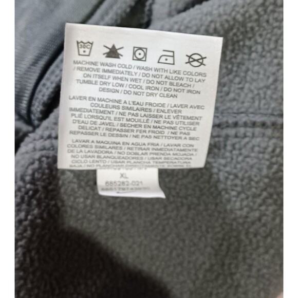 Nike Golf Women's Dark Gray Therma Fit 1/4 Zip NEW Pullover Size XL Side Pockets - Picture 10 of 11